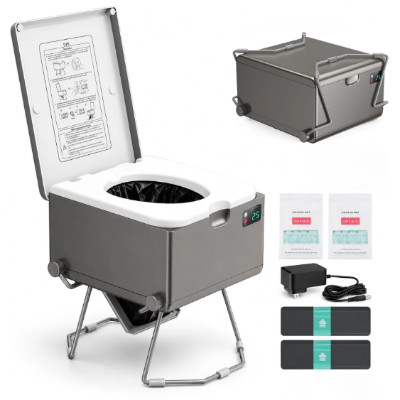 Modiwell LE-310 portable dry-flush toilet for RV camping