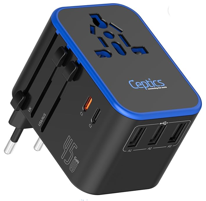 Ceptics universal travel adapter