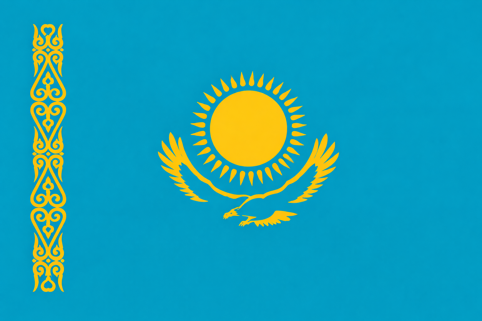 Flag of Kazakhstan