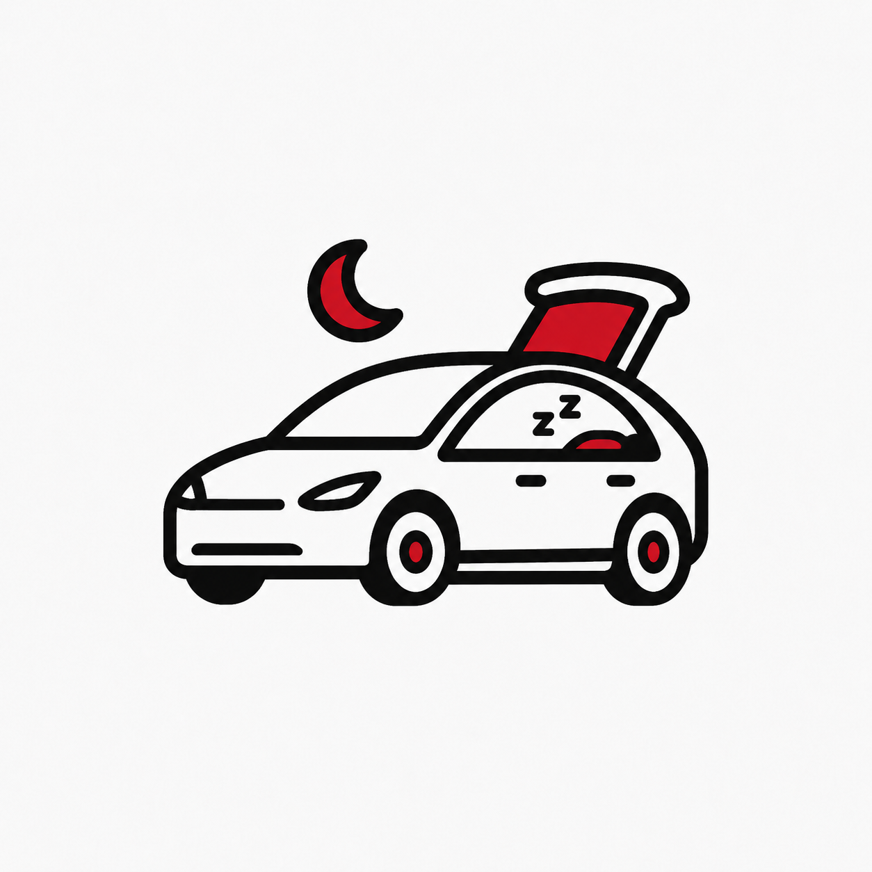 Tesla Car Camping