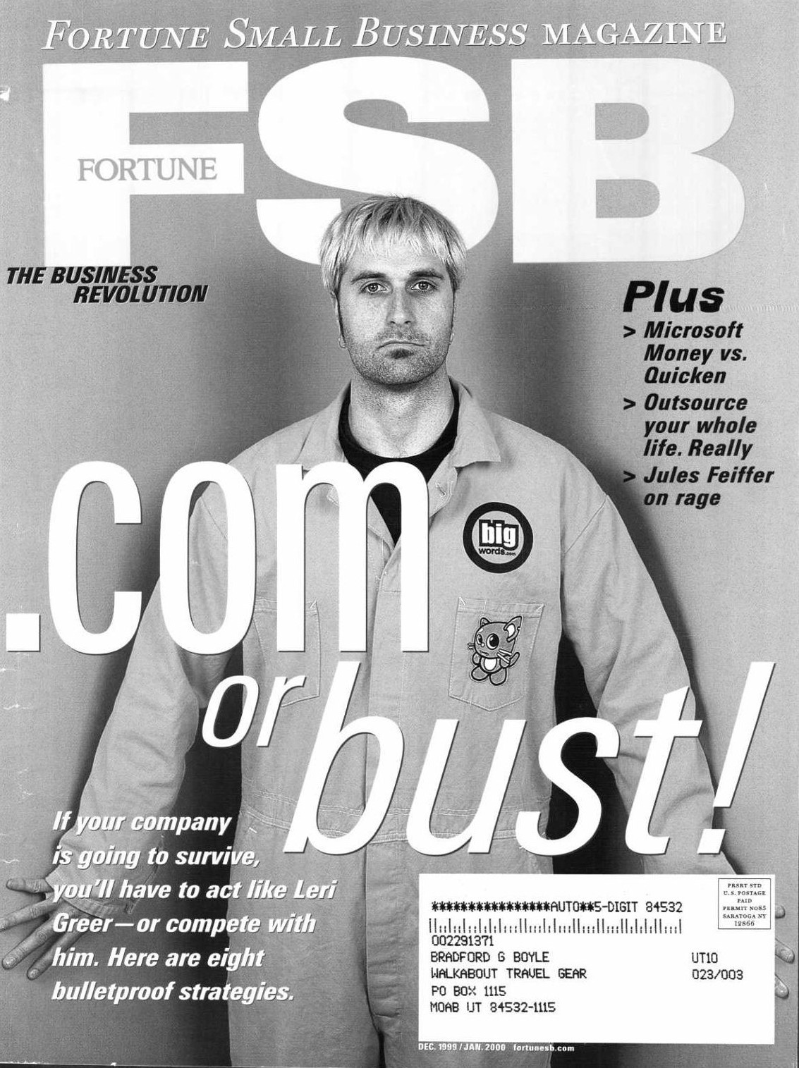 Fortune Small Business Magazine December 1999 January 2000 cover