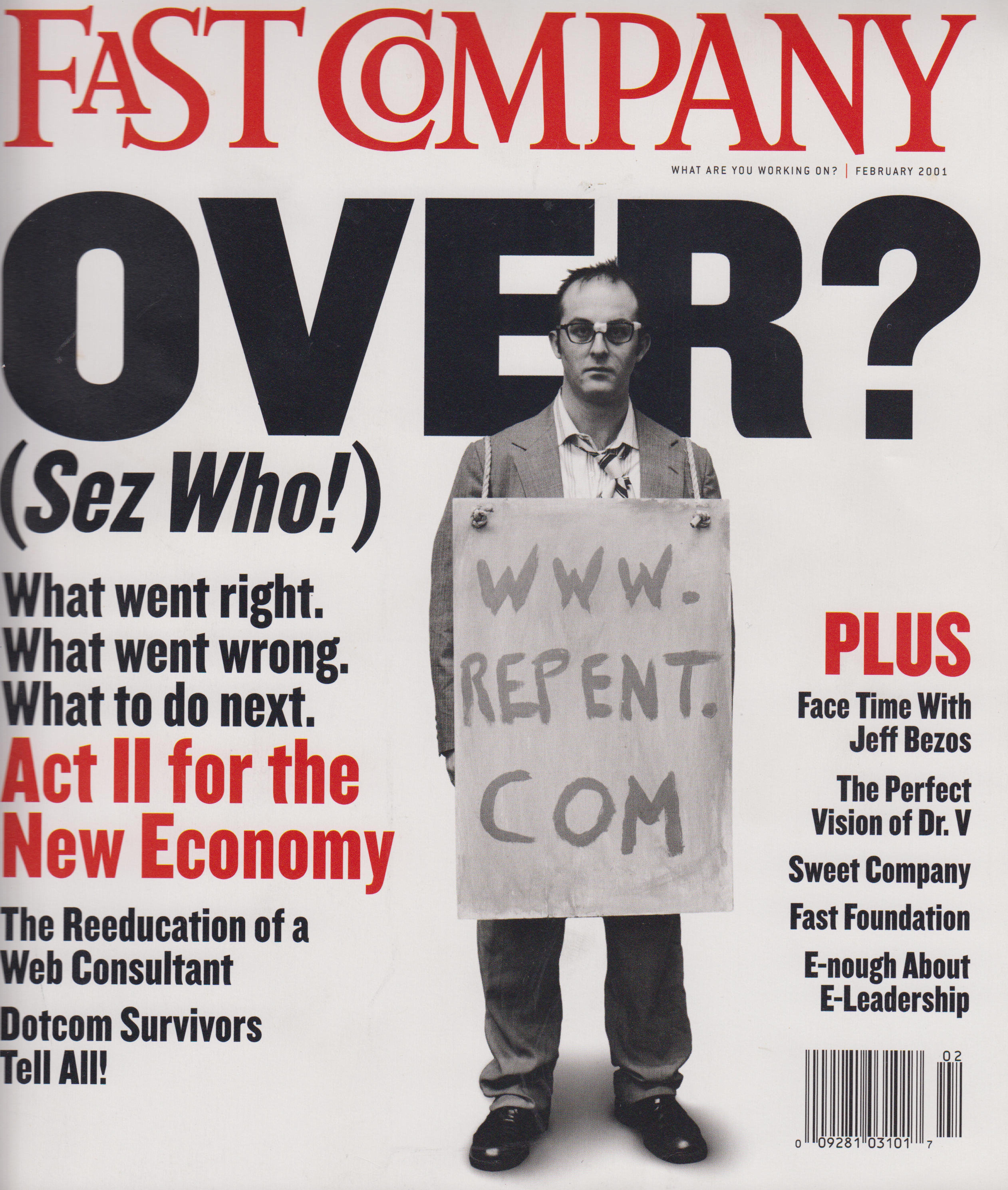 Fast Company February 2001 Johnnie Walker entrepreneur survival guide insert scan 4