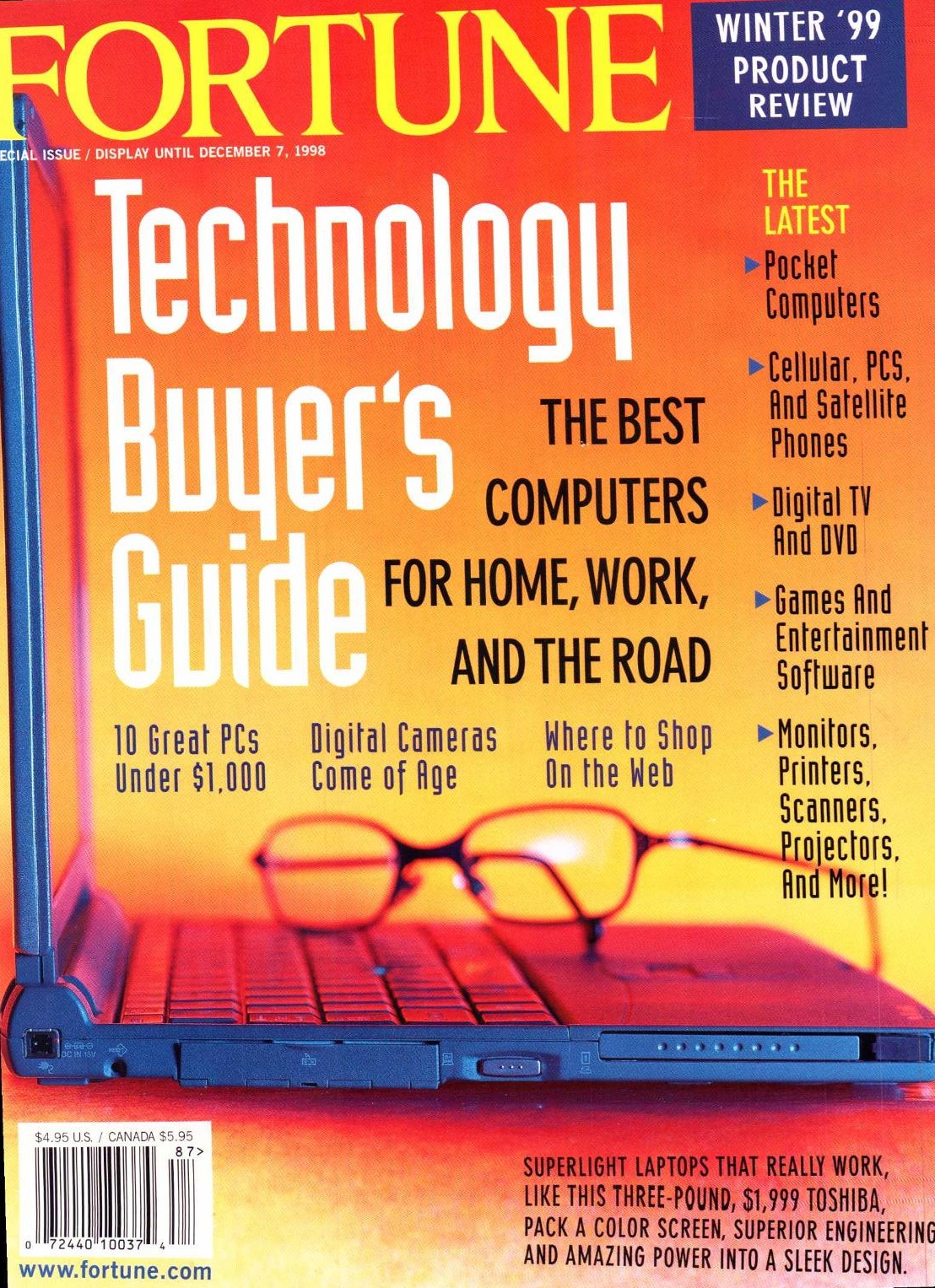 Fortune Winter 1999 Technology Buyer’s Guide cover