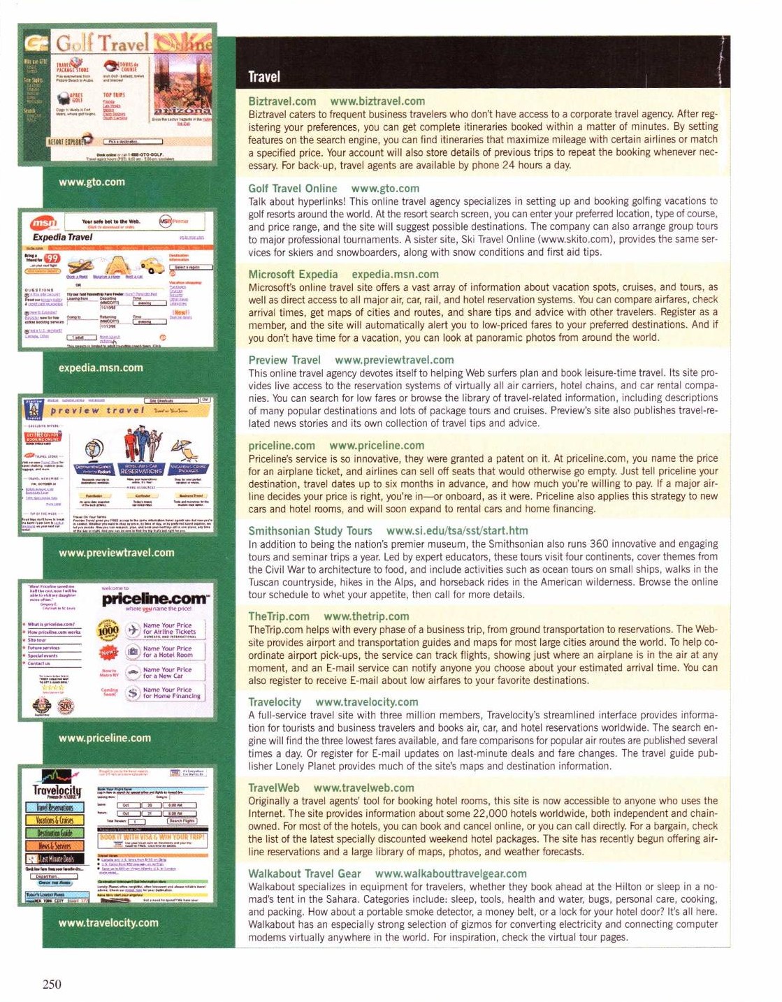 Fortune Winter 1999 Technology Buyer’s Guide travel section mentioning Walkabout Travel Gear
