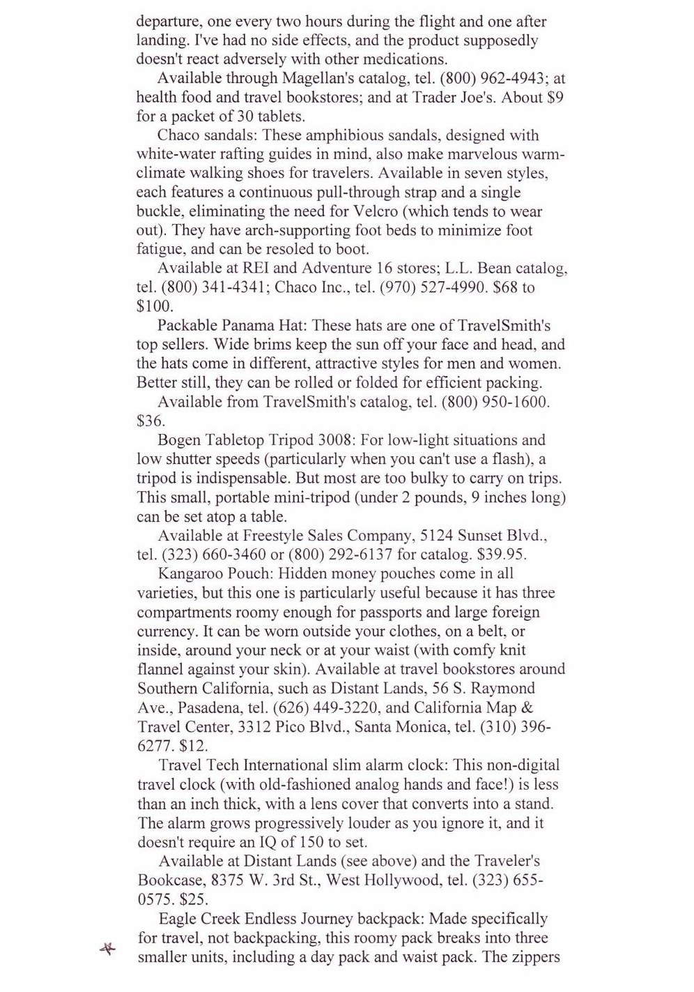 Los Angeles Times April 18 1999 travel article page 2