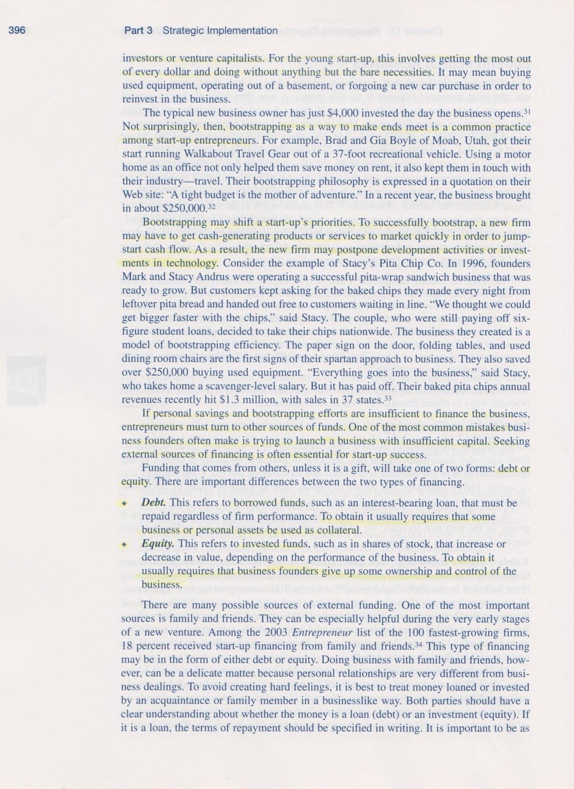 Strategic Management textbook page 396 mentioning Walkabout Travel Gear